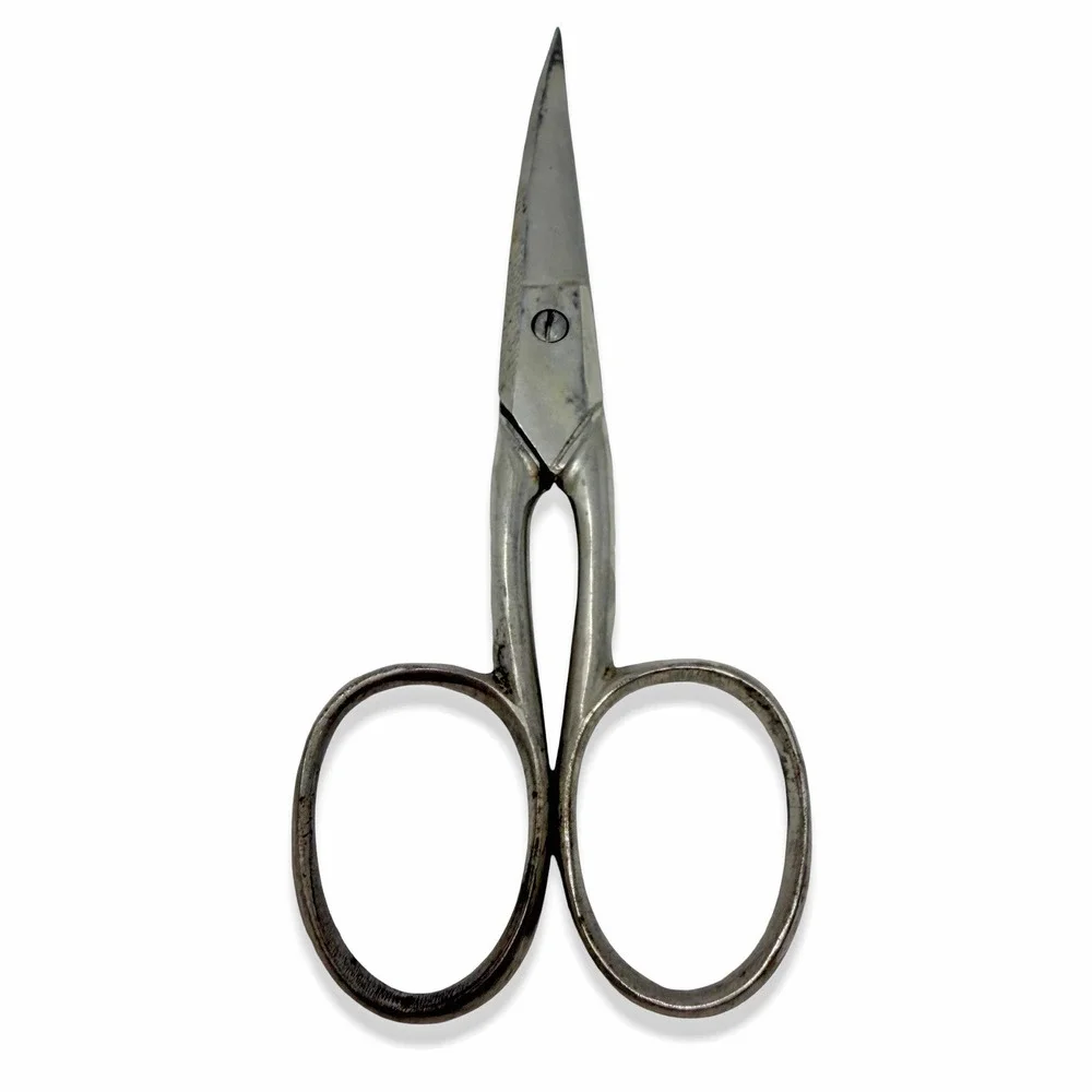 Vintage Small Steel Embroidery Sewing Scissors Pointed Thread Snips Shears